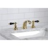 Kingston Brass KB962AKL Duchess Widespread Bathroom Faucet W/ Plastic Pop-Up, Brass KB962AKL